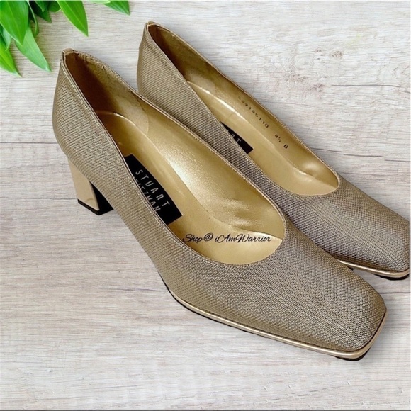 Stuart Weitzman NIB square toe block heels *shop@iamwarrior - Picture 4 of 9